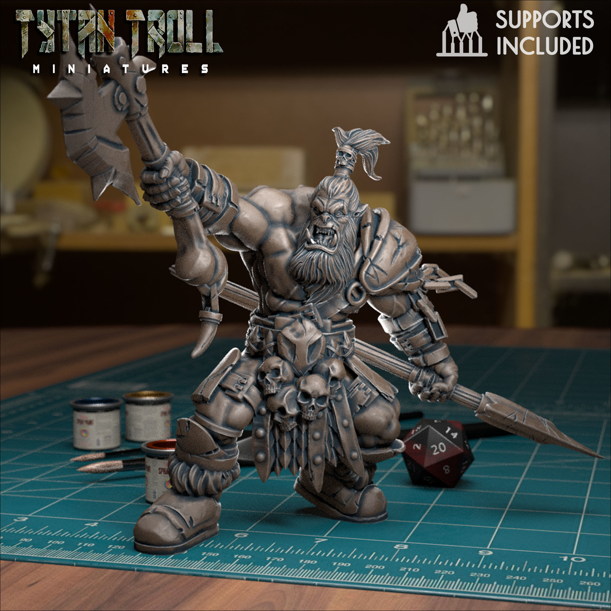 Orc Bundle - Pre-Supported 3D print model_2