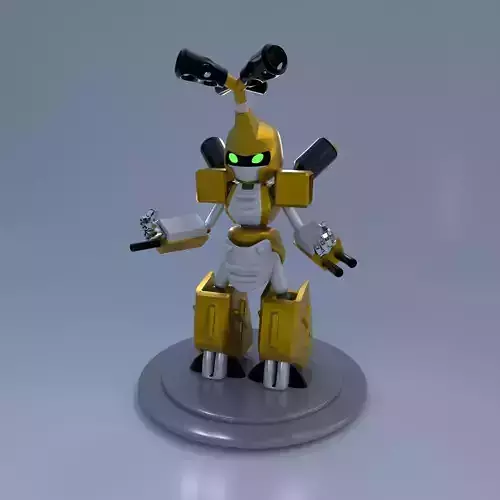medabot robot with eyes