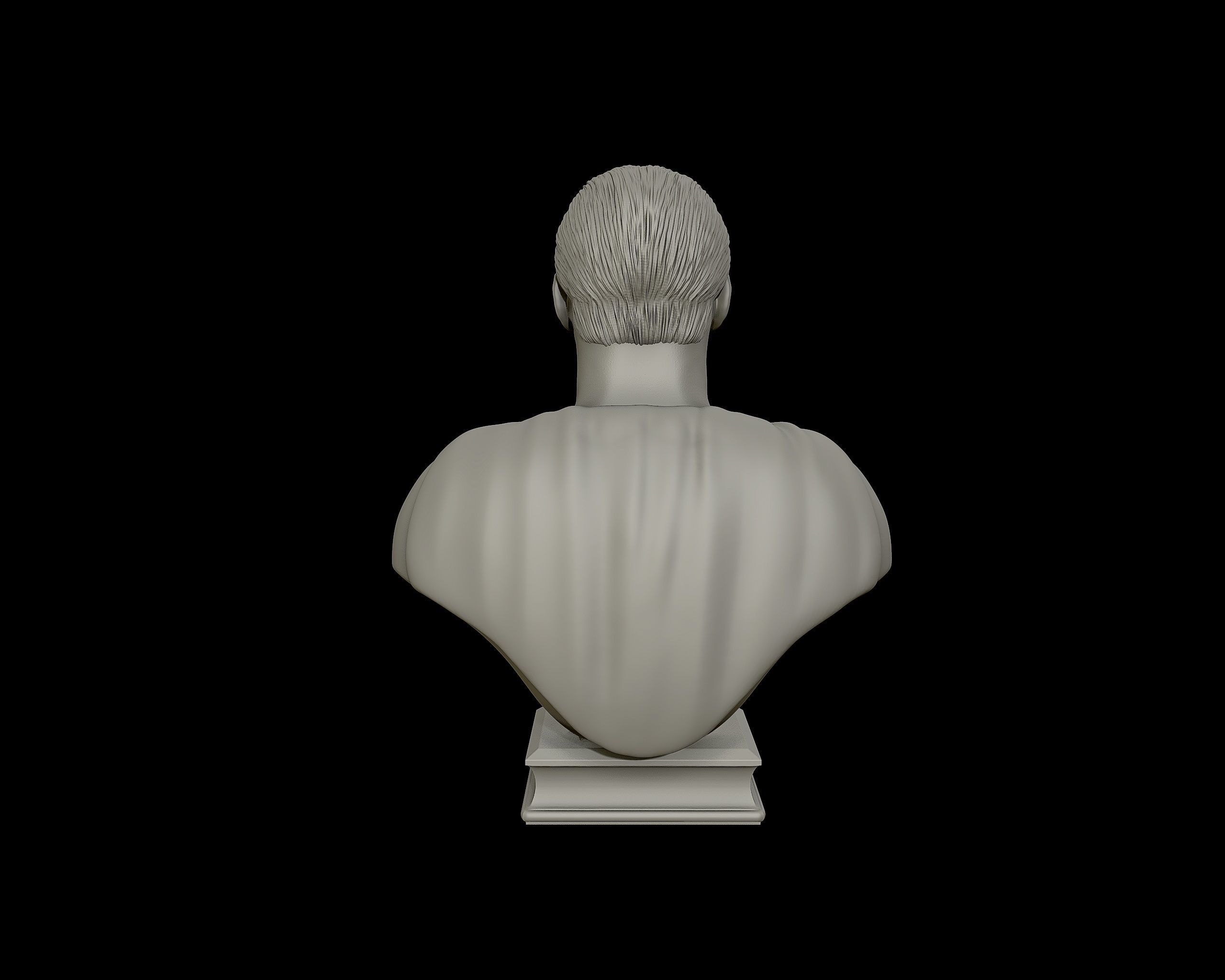 George Reeves as Superman bust sculpture  3D print model_21