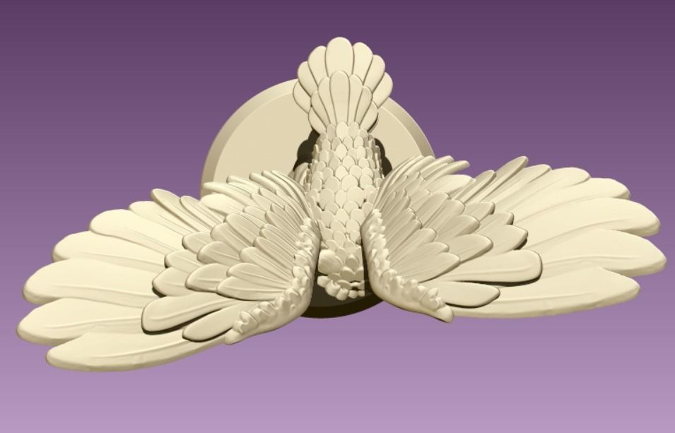 Owl miniature 3D print model_5