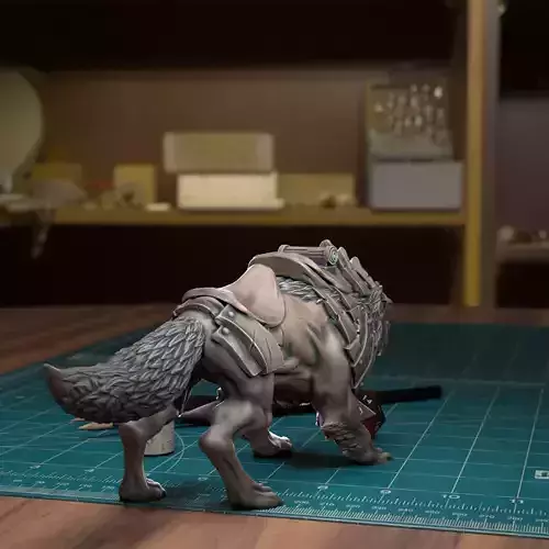 Wolf Mount - Pre-Supported
