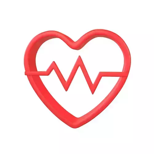 Heartbeat Pulse Symbol v2 001