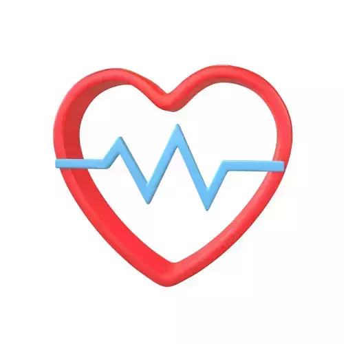 Heartbeat Pulse Symbol v2 002