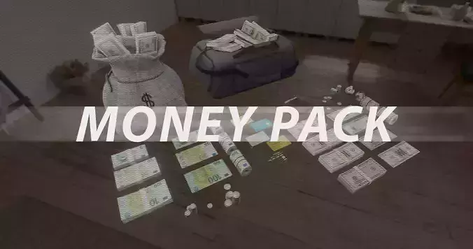 USD and Euro fake money pack