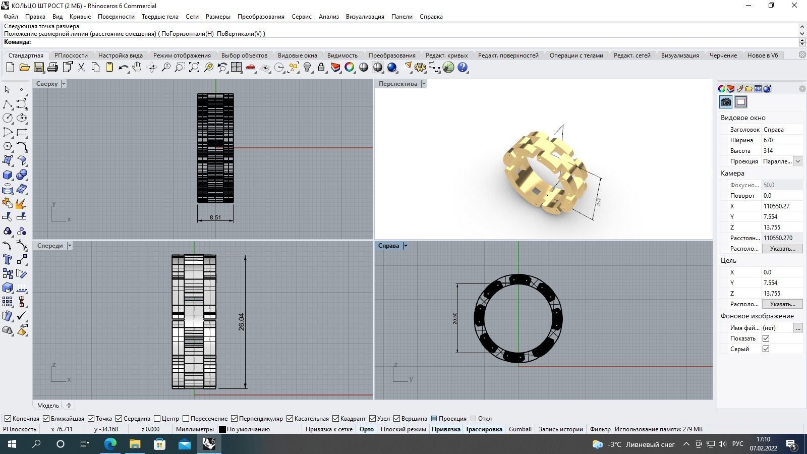 Ring Pins 3D print model_2