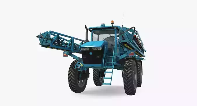 Self Propelled Sprayer Tractor Generic Rigged