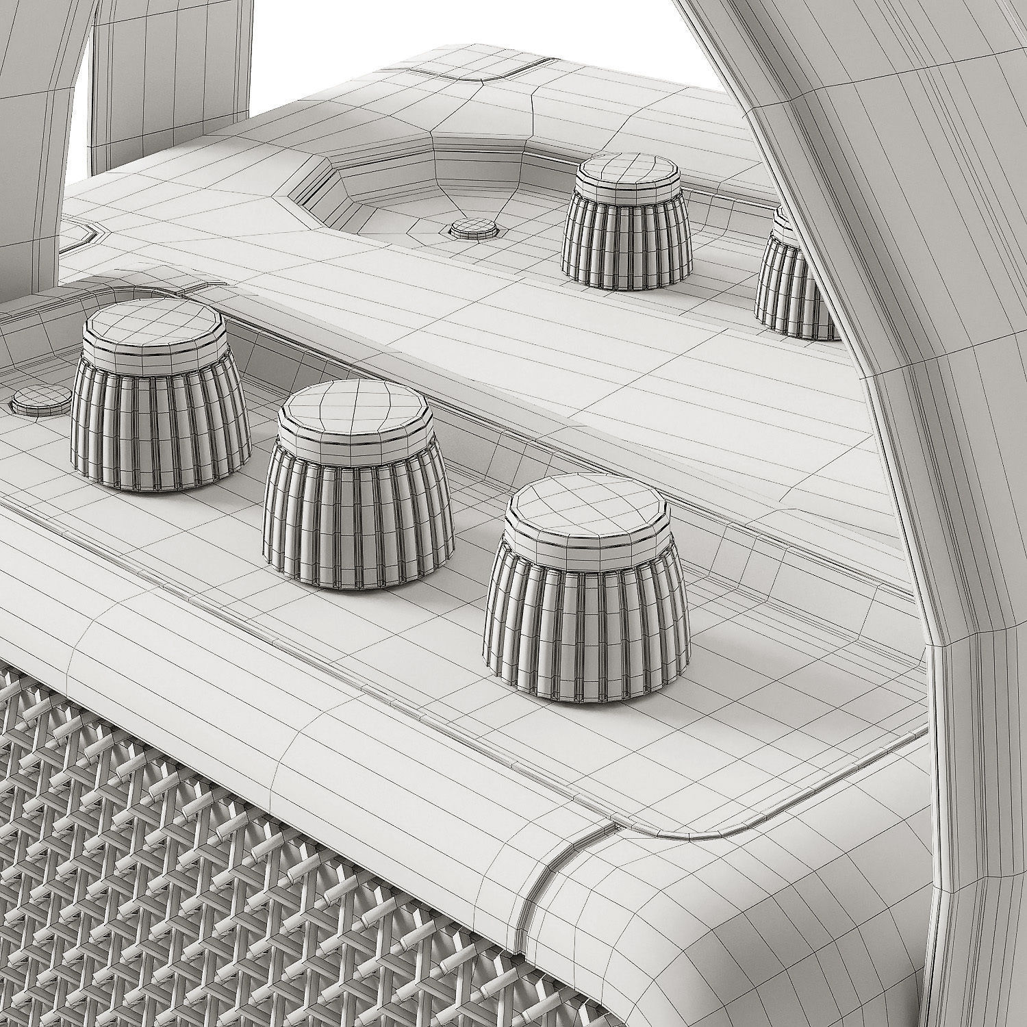 Marshall Emberton and Tufton and Stockwell 3D model_5