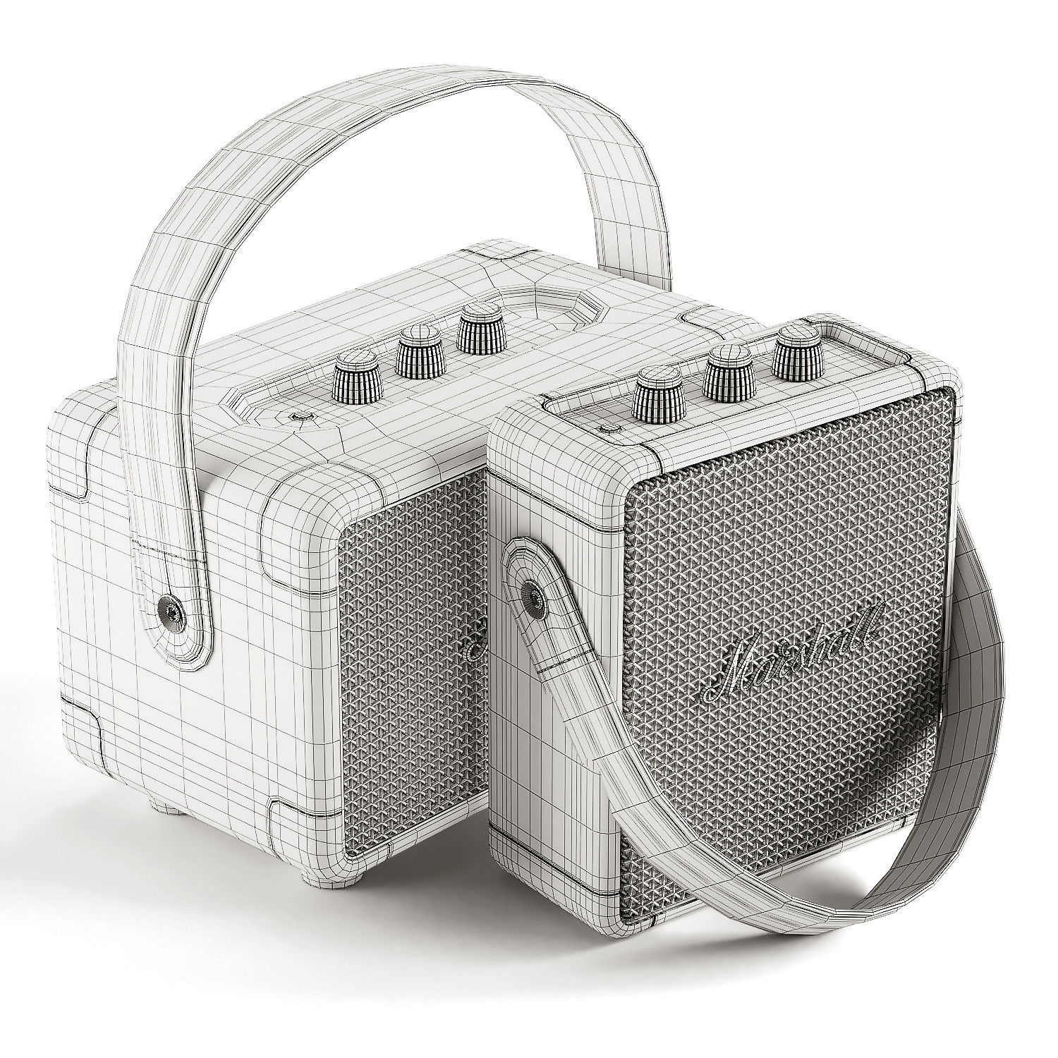 Marshall Emberton and Tufton and Stockwell 3D model_4