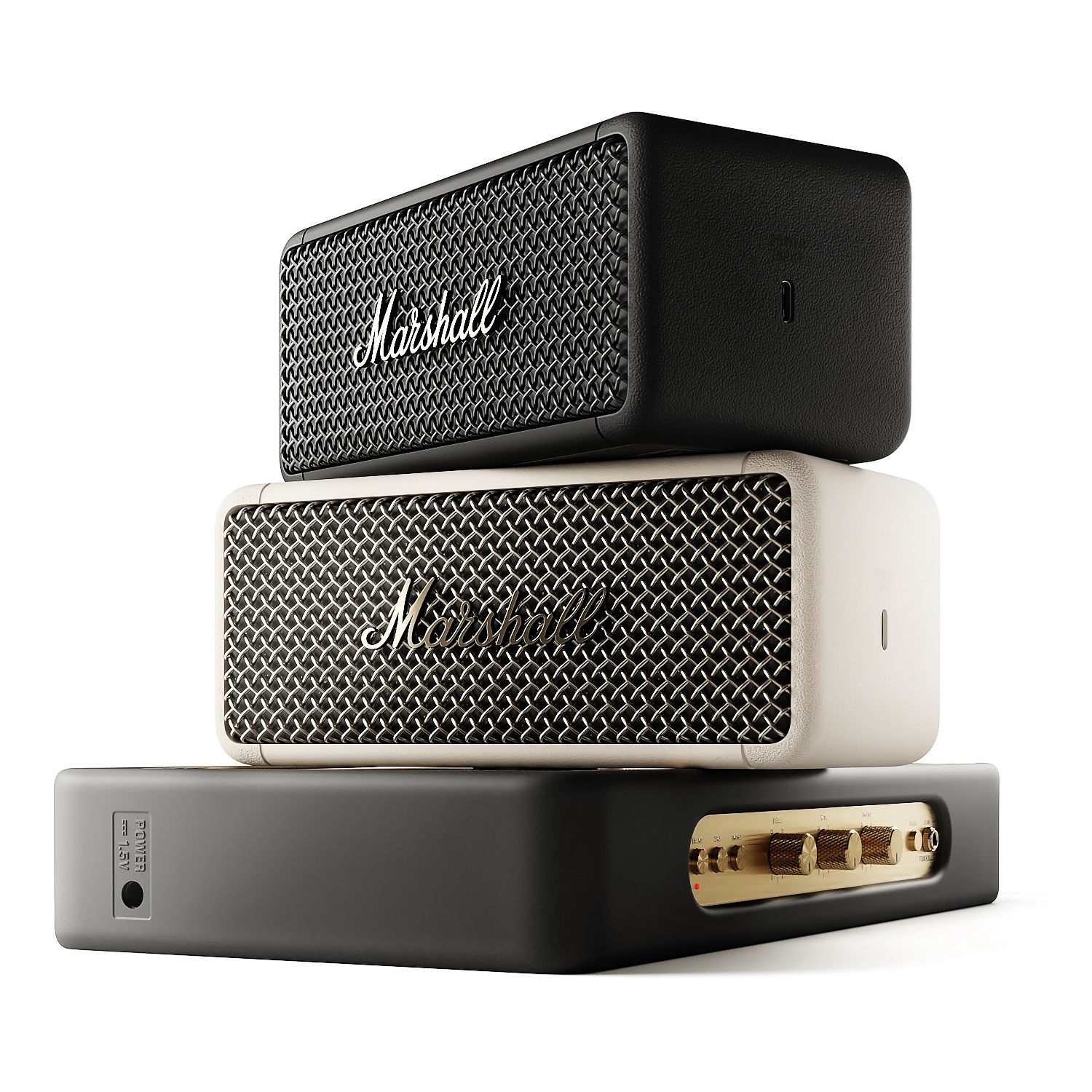 Marshall Emberton and Tufton and Stockwell 3D model_1