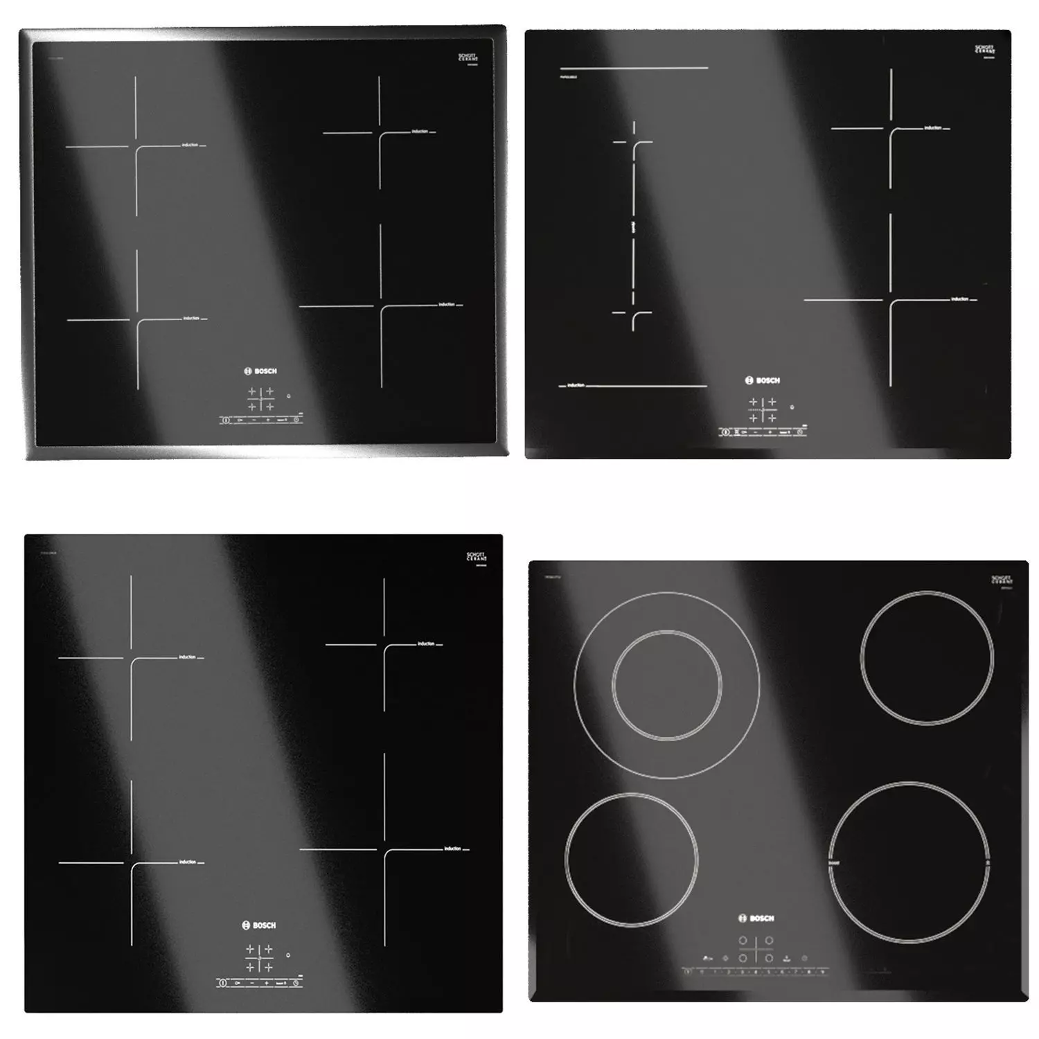 set of hobs Bosch Low-poly 3D model_0