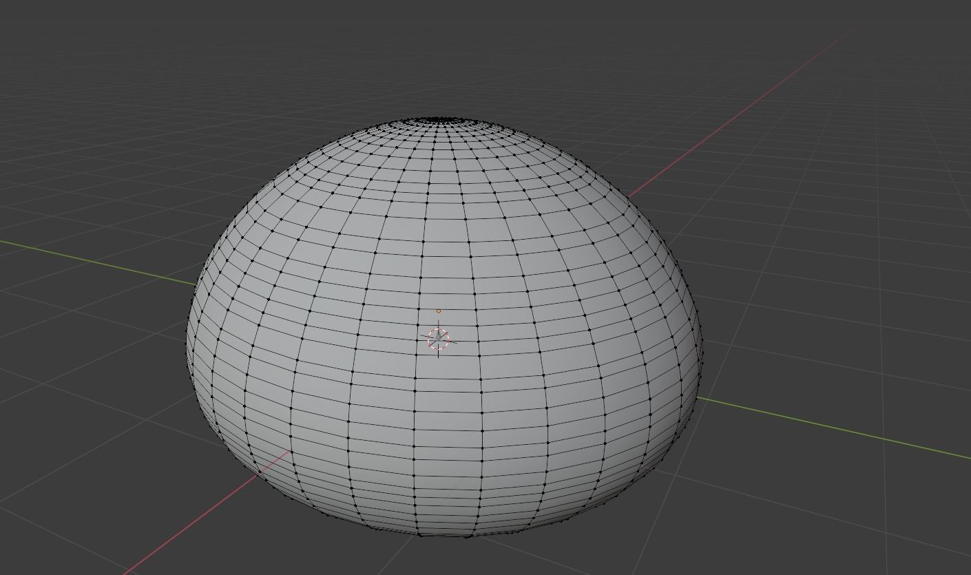 A blue slime  3D model_3