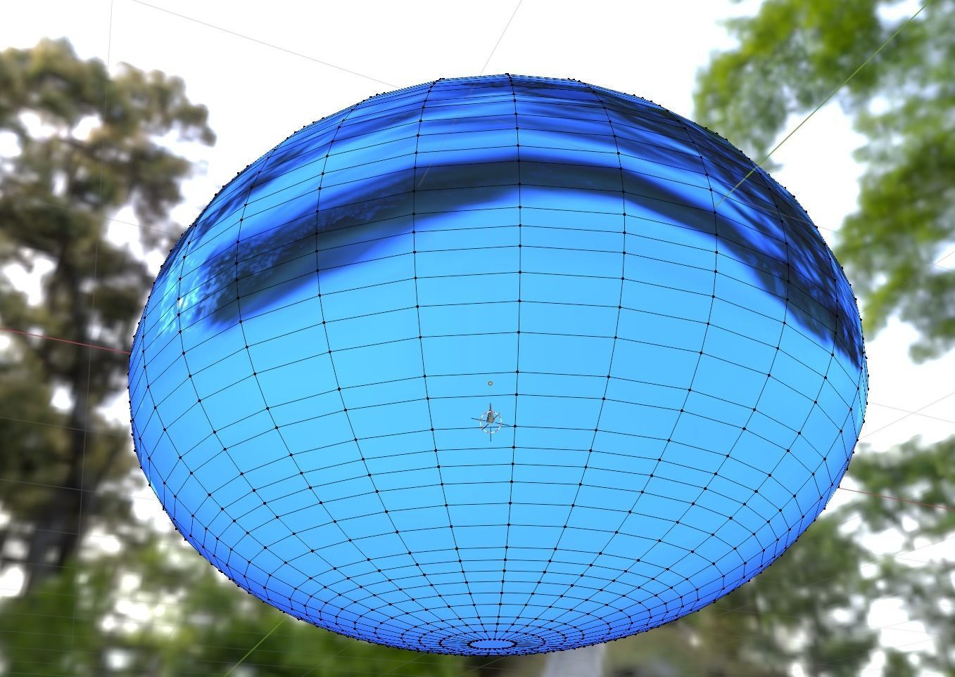 A blue slime  3D model_4