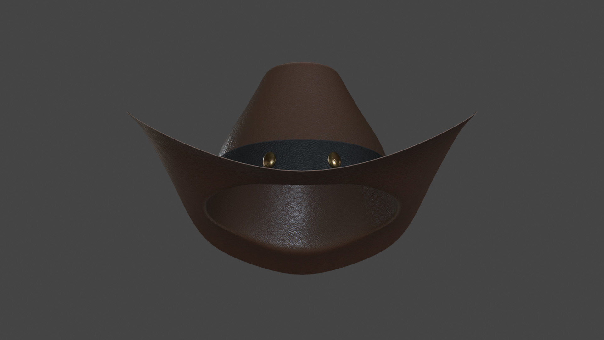 HATS-001 Cowboy Hat 3D model_2