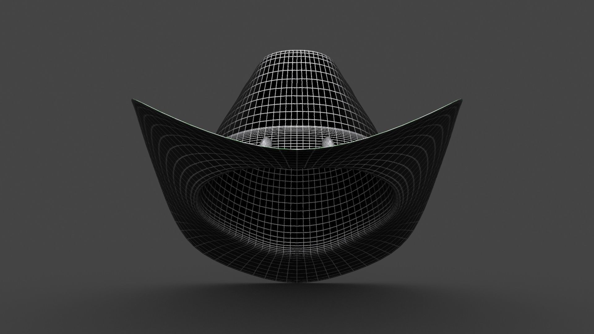 HATS-001 Cowboy Hat 3D model_6