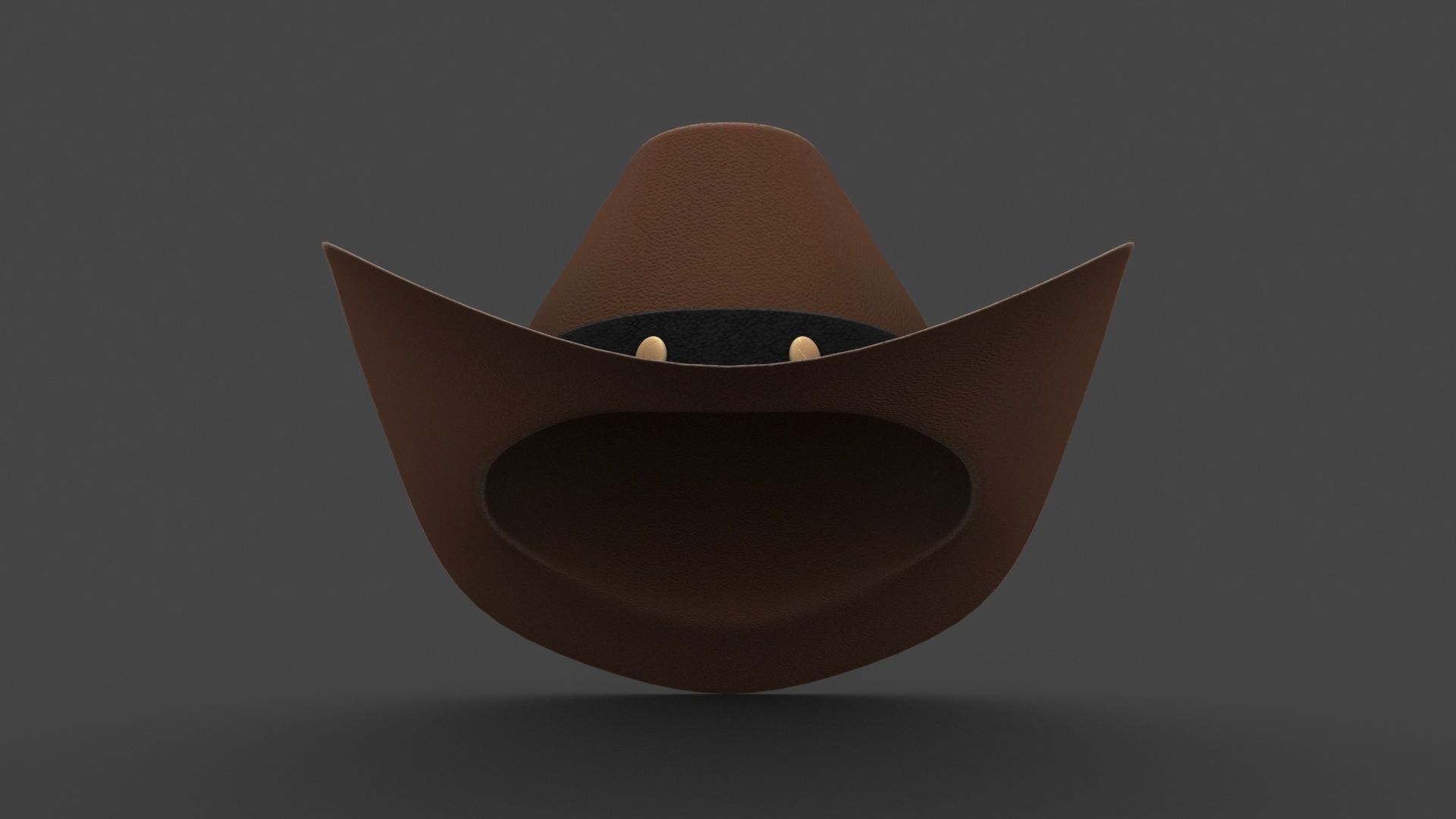 HATS-001 Cowboy Hat 3D model_4
