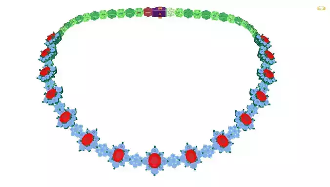 necklaces necklace made of crystals and gemstones