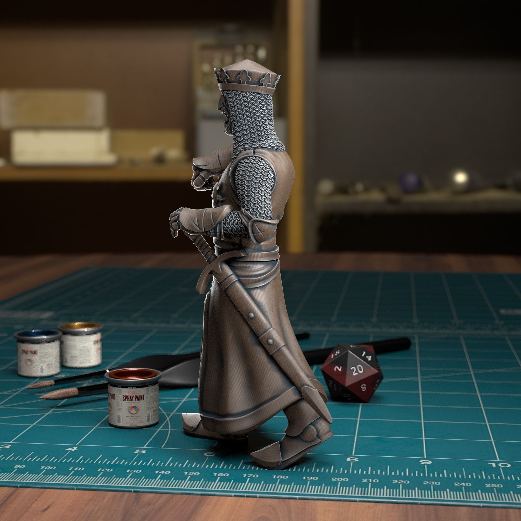 King Arthur - Pre-Supported 3D print model_2