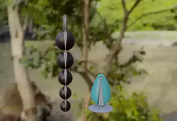 Anal plug and anal beads rigged