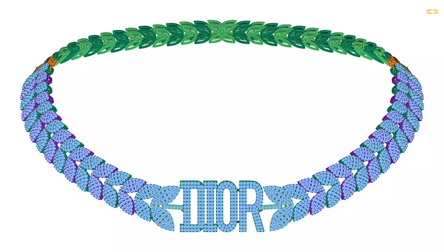 necklaces idor necklace 3D print model_0