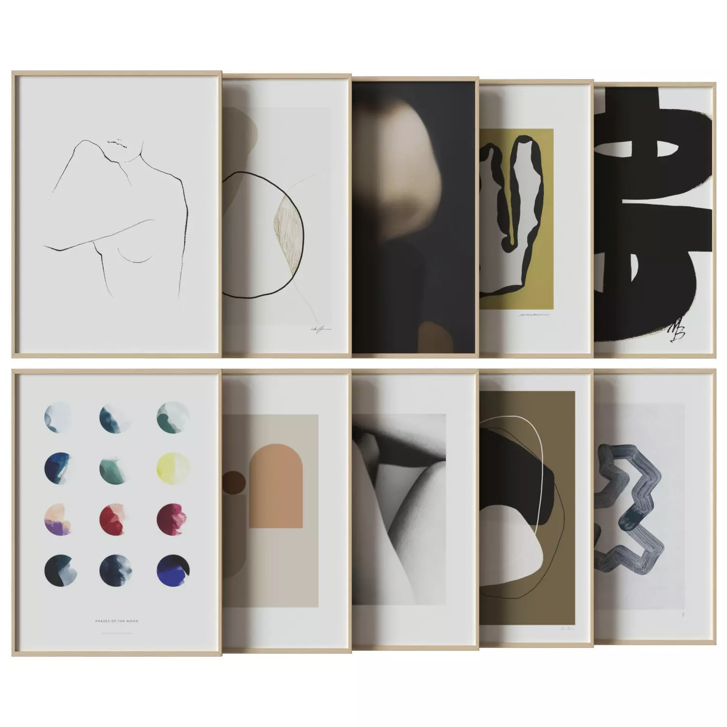 art work set 13 3D model_0