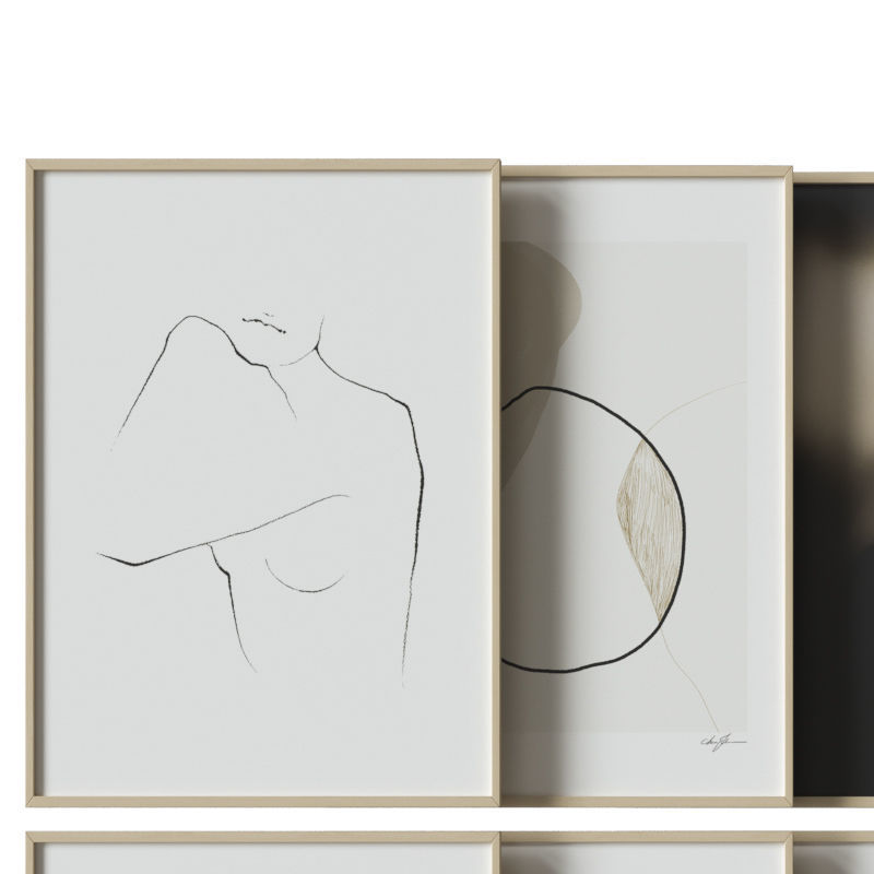 art work set 13 3D model_1