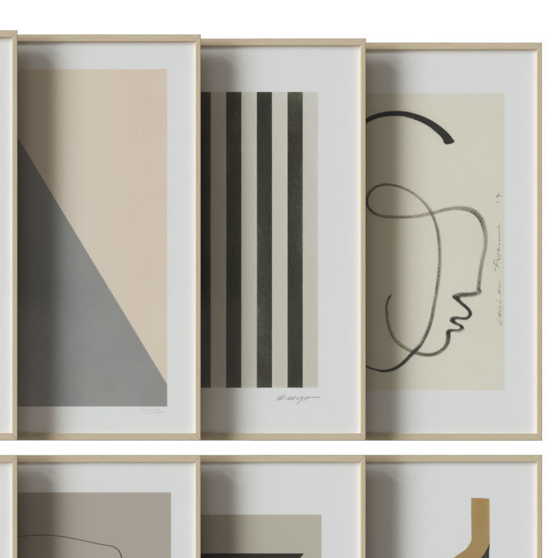 art work set 12 3D model_2