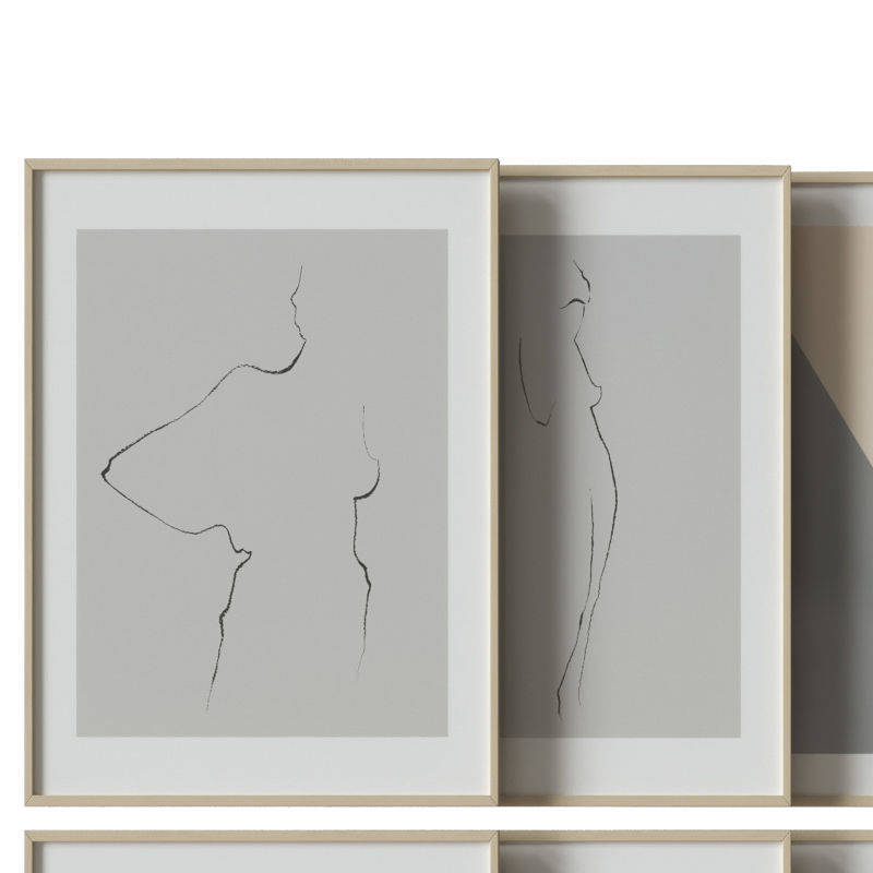 art work set 12 3D model_1