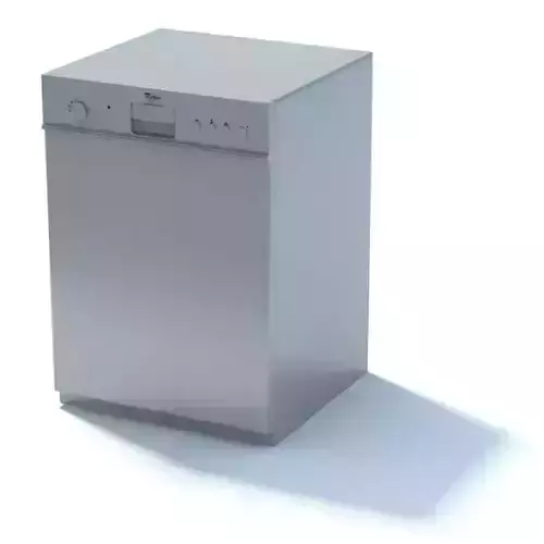 White Whirlpool Dishwasher