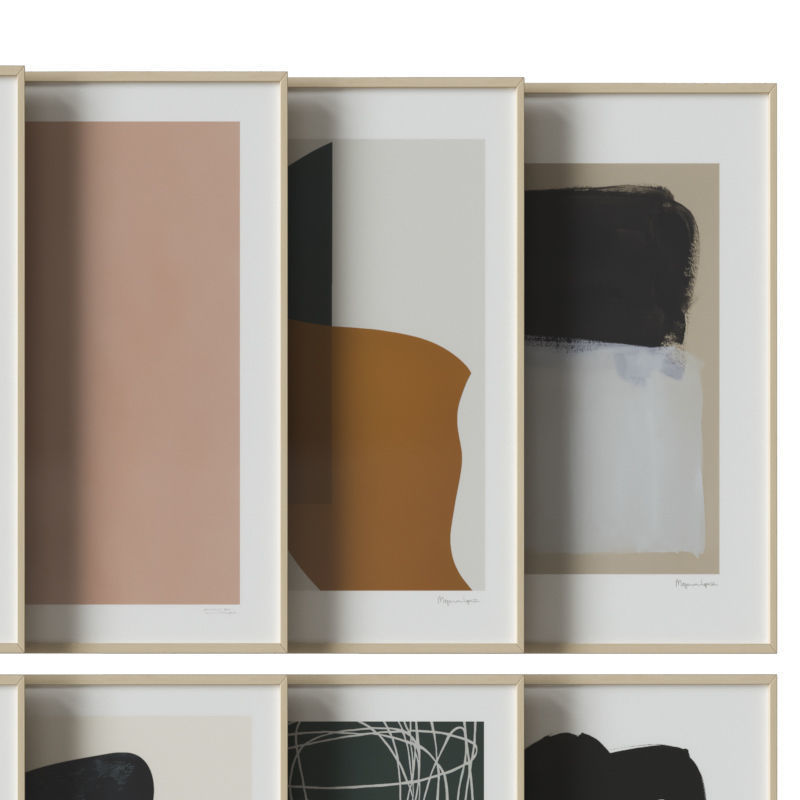 art work set 11 3D model_2