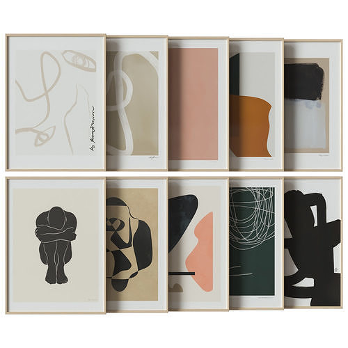 art work set 11 3D model