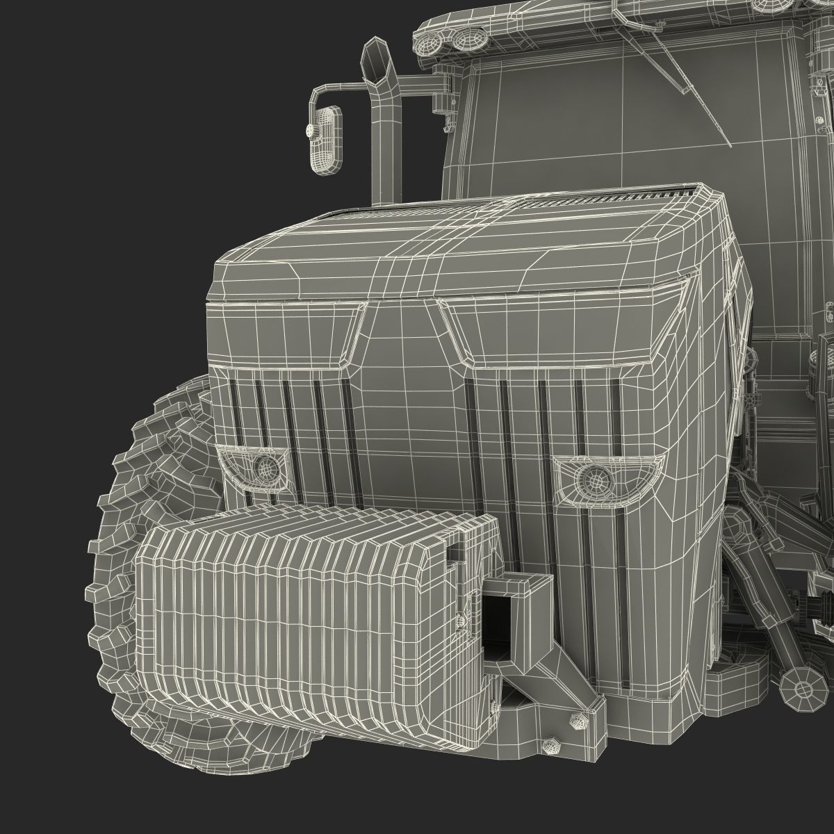 Tractor Generic 3  3D model_48