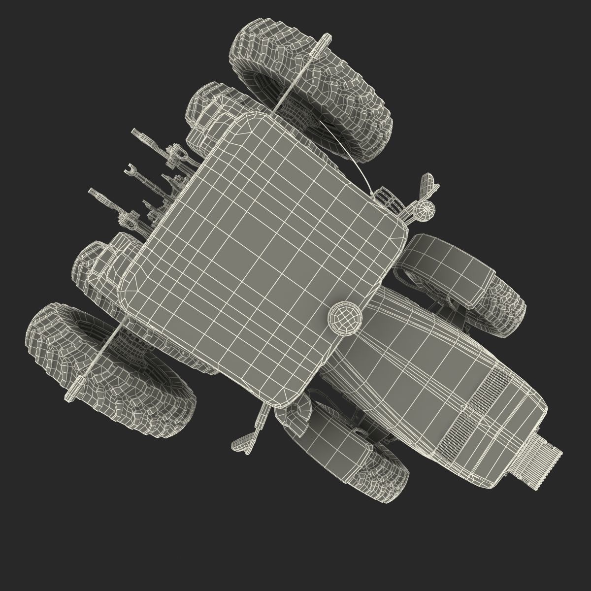 Tractor Generic 3  3D model_42