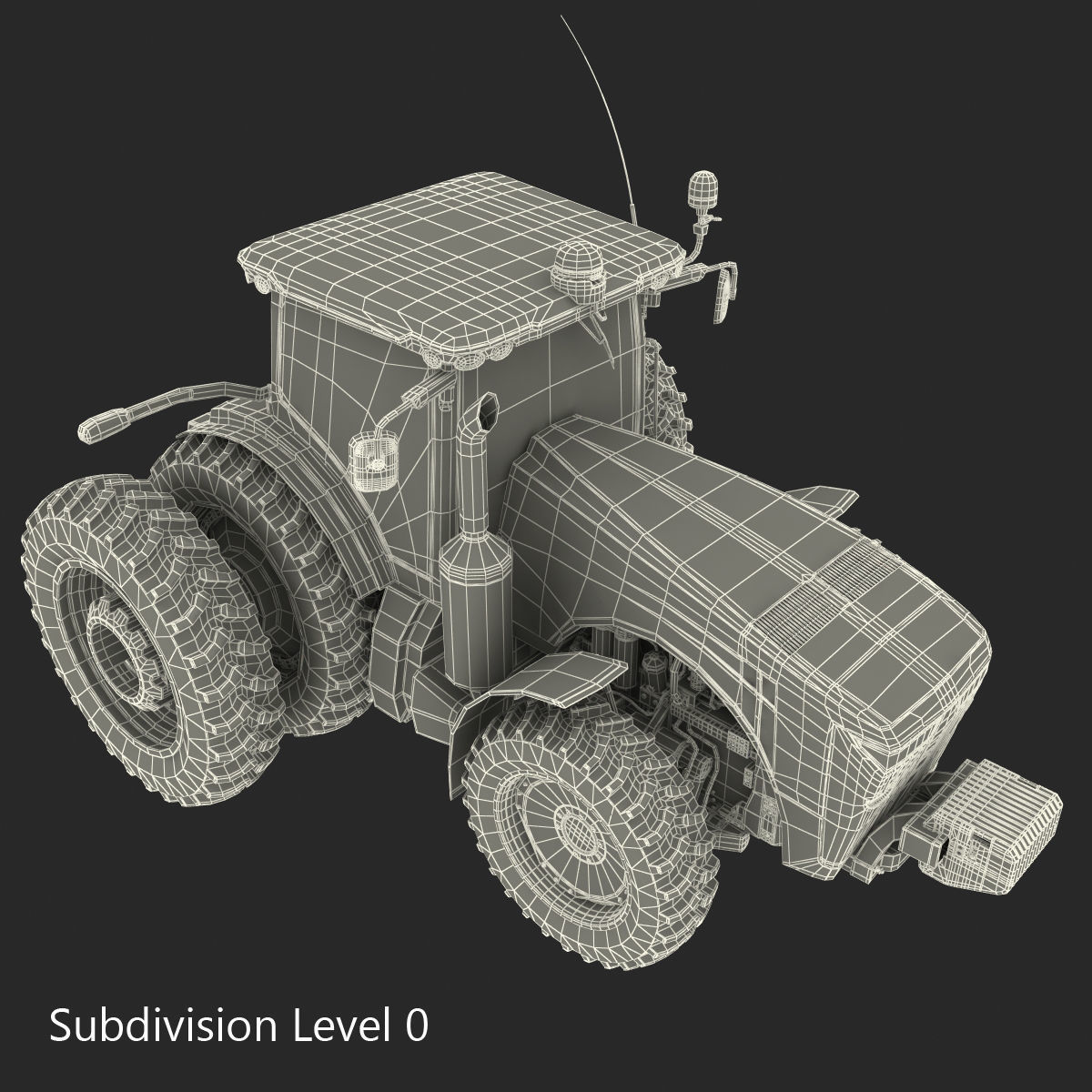 Tractor Generic 3  3D model_29