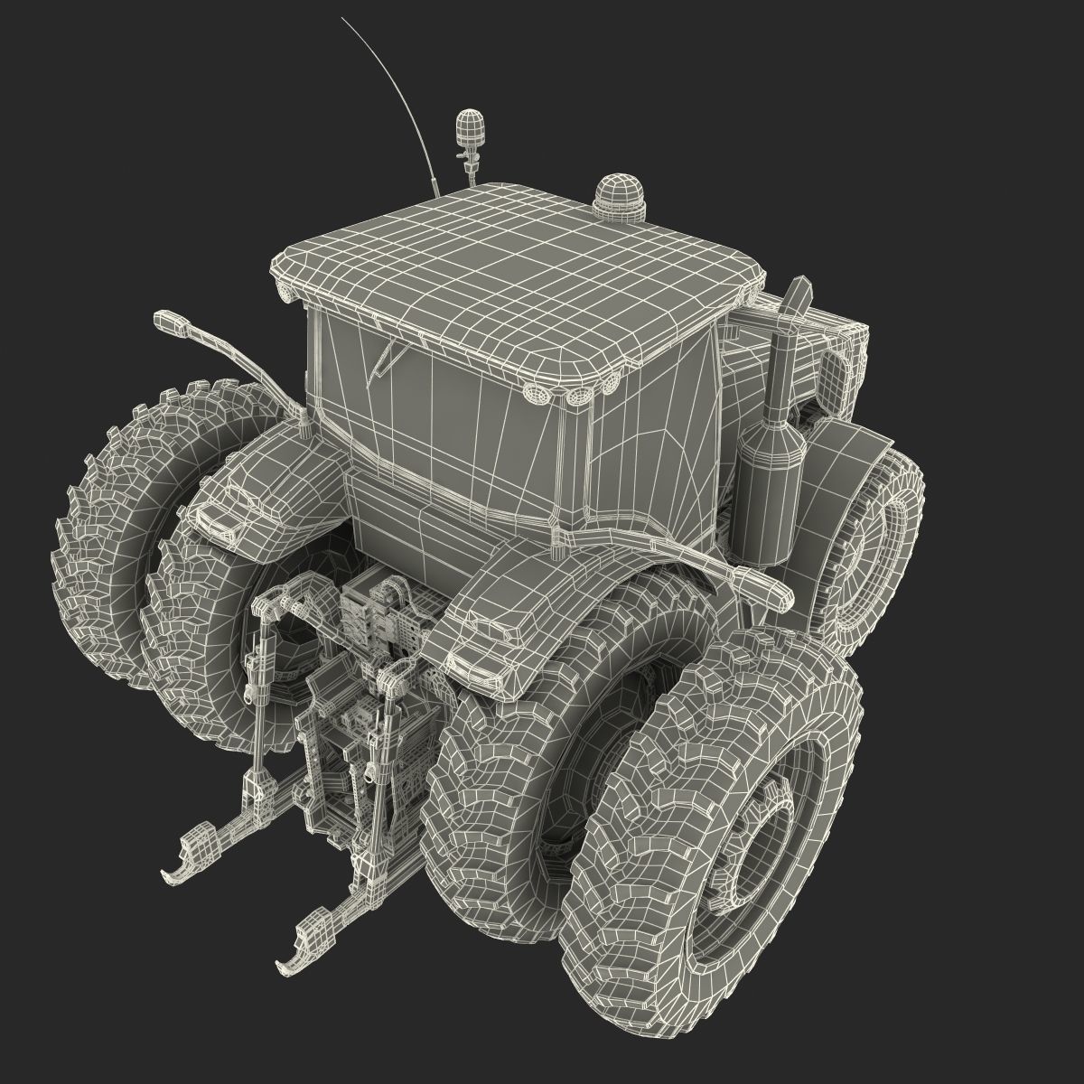 Tractor Generic 3  3D model_44