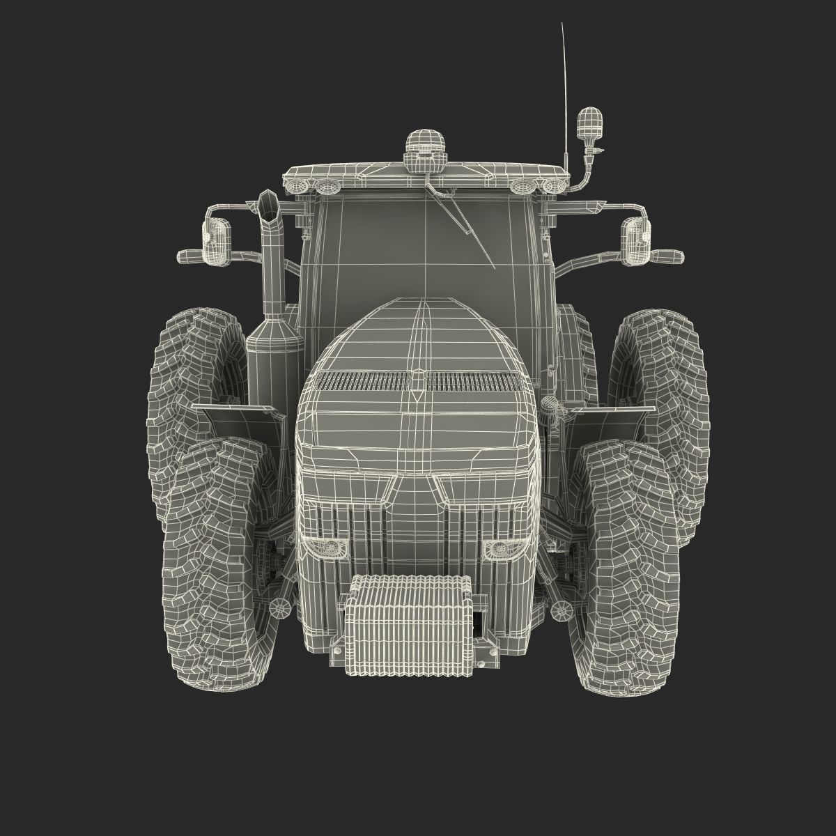 Tractor Generic 3  3D model_41