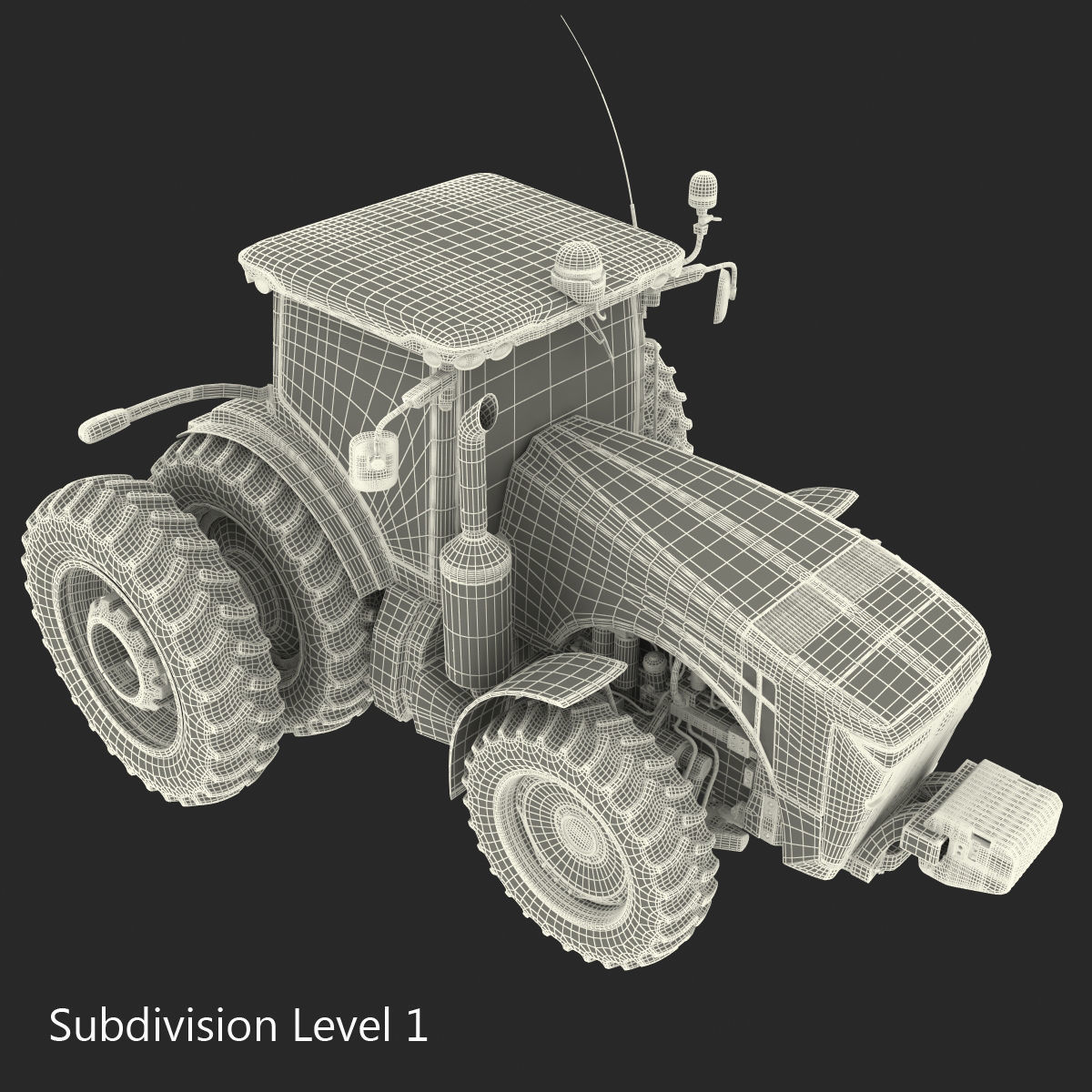 Tractor Generic 3  3D model_30