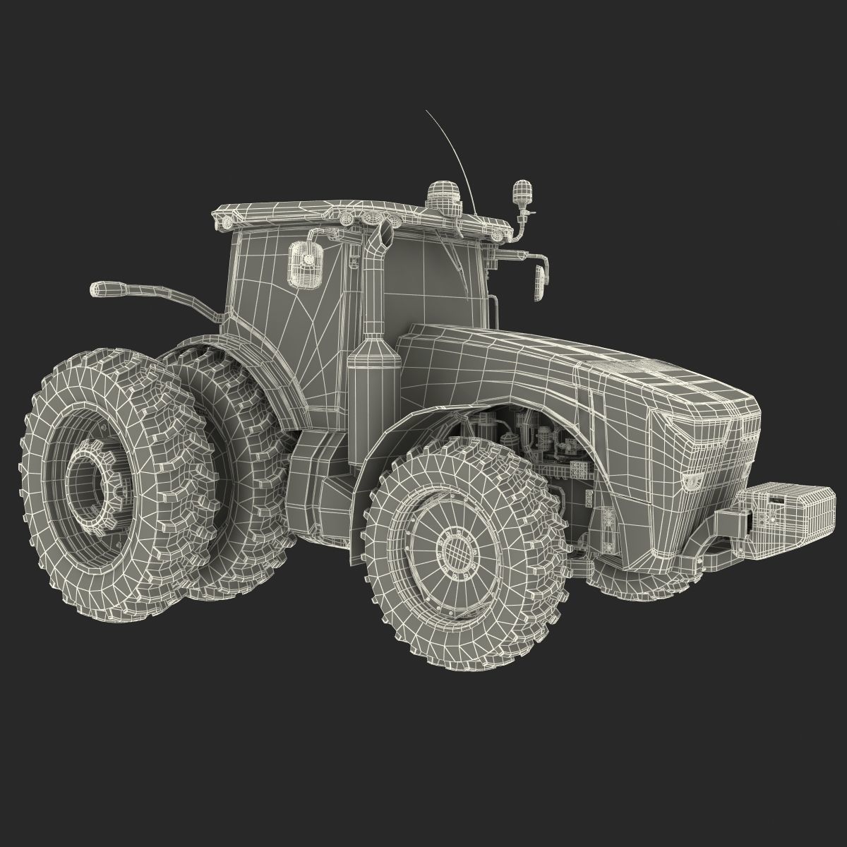 Tractor Generic 3  3D model_45