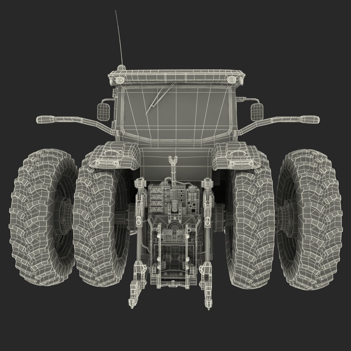 Tractor Generic 3  3D model_39