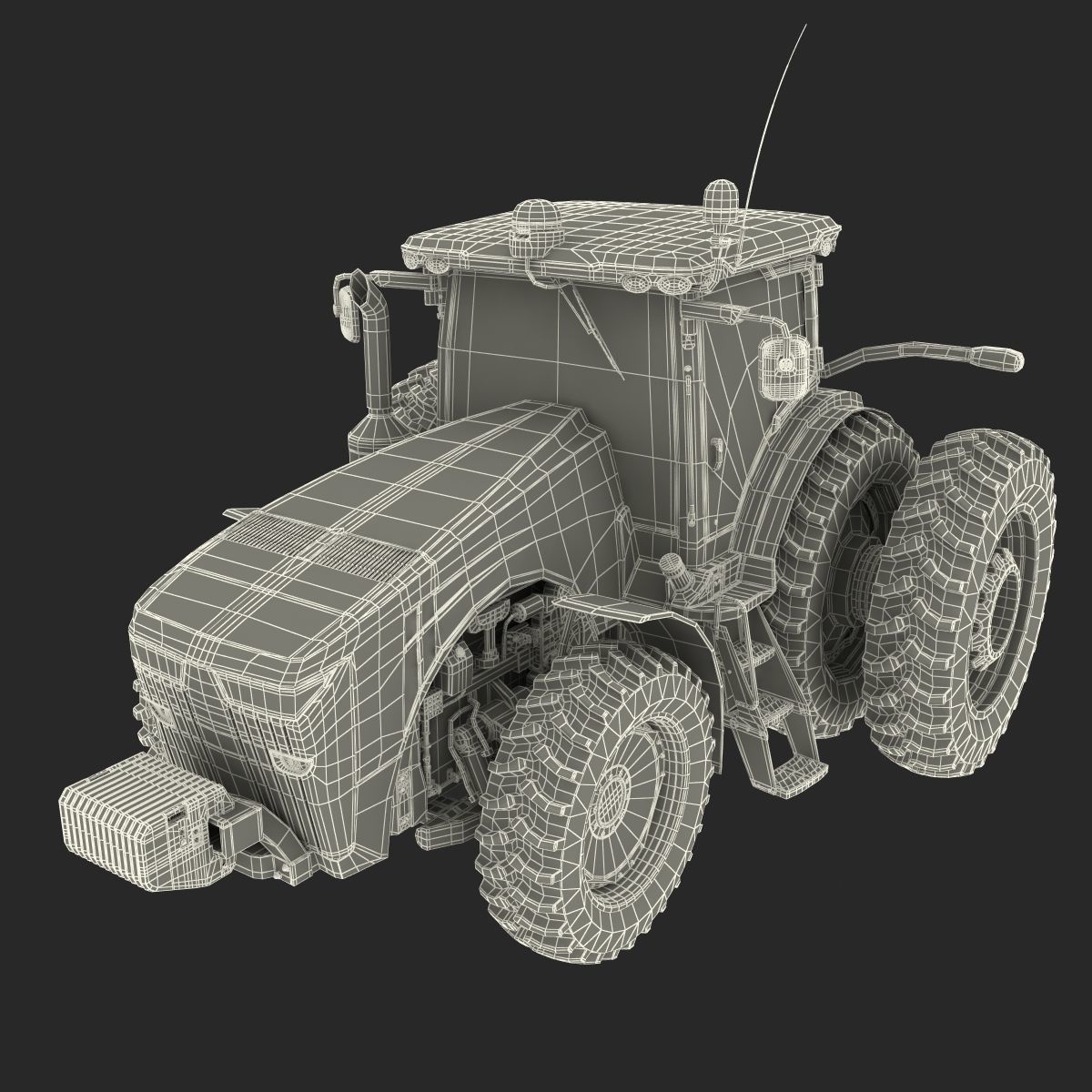 Tractor Generic 3  3D model_43