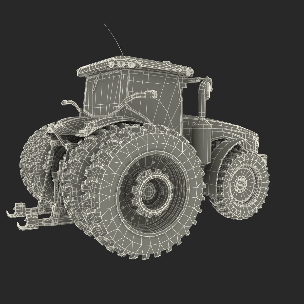 Tractor Generic 3  3D model_46