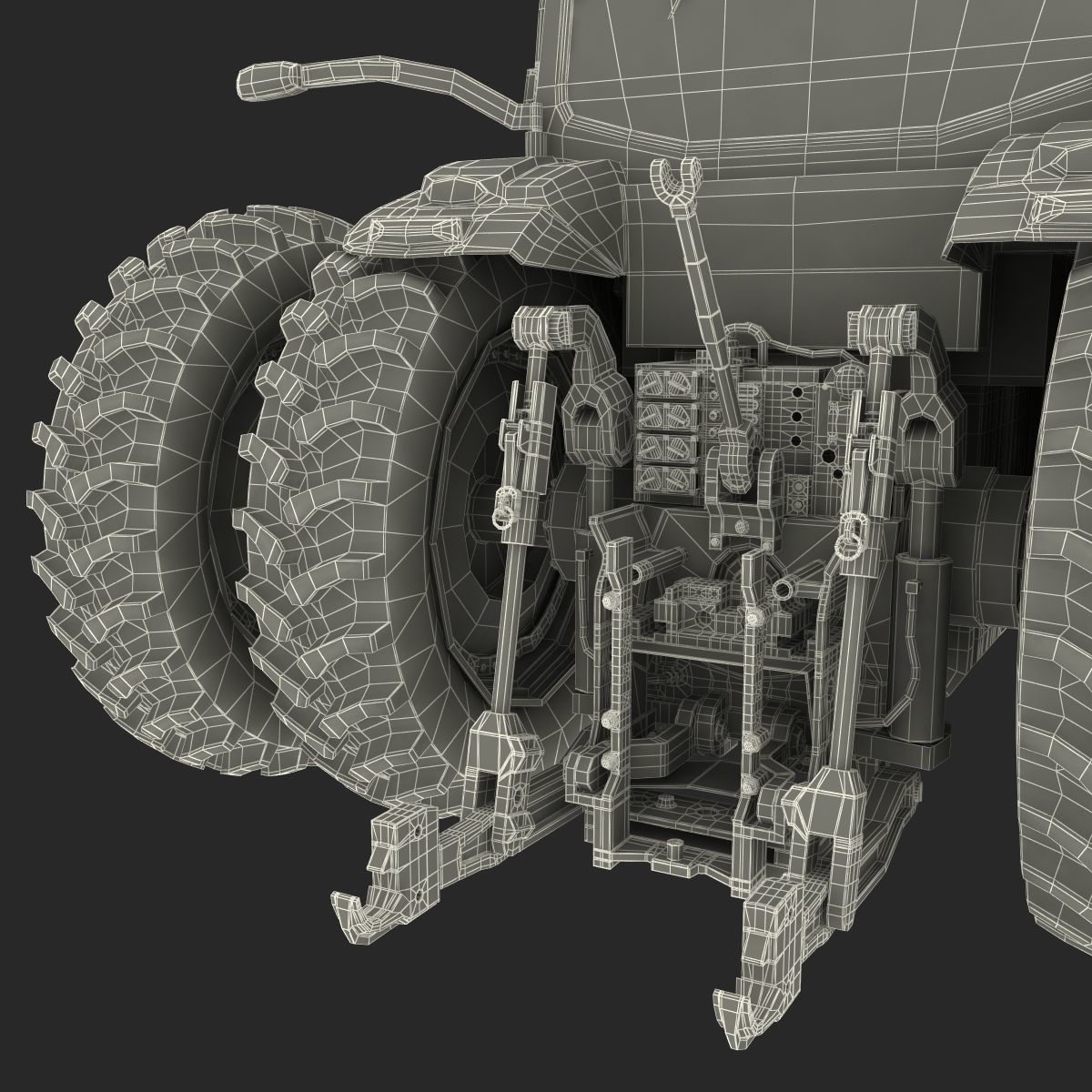 Tractor Generic 3  3D model_47