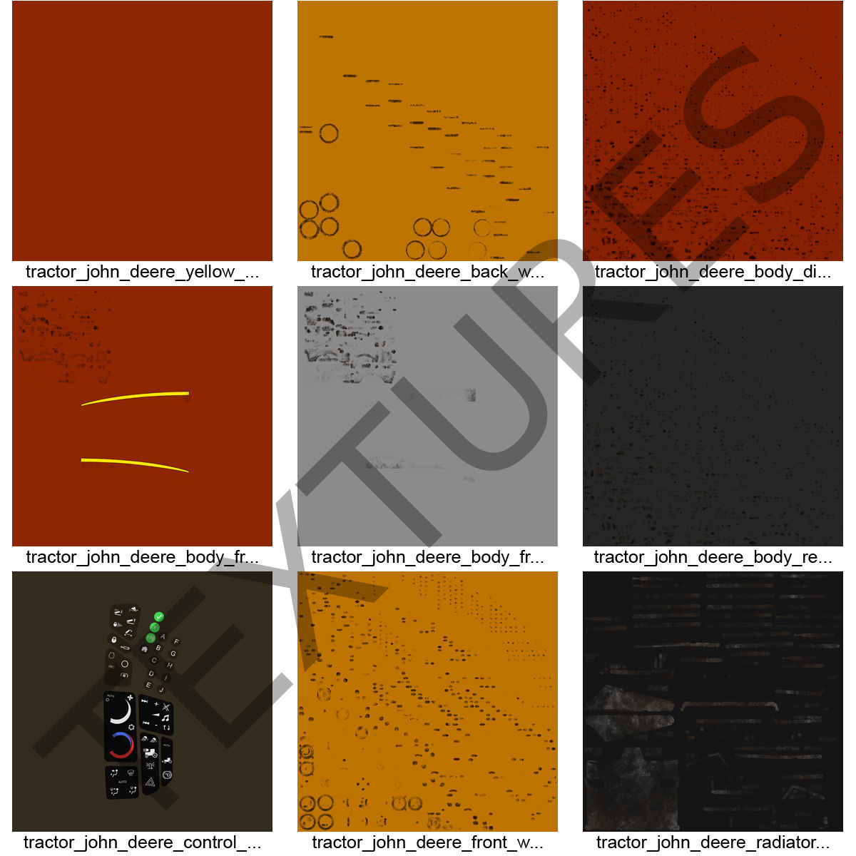 Tractor Generic 3  3D model_35