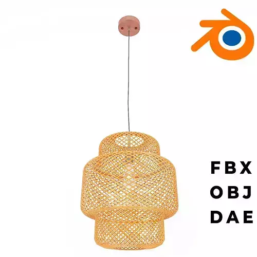 Nordic-simple-and-modern-rattan-chandelier rattan pendant light