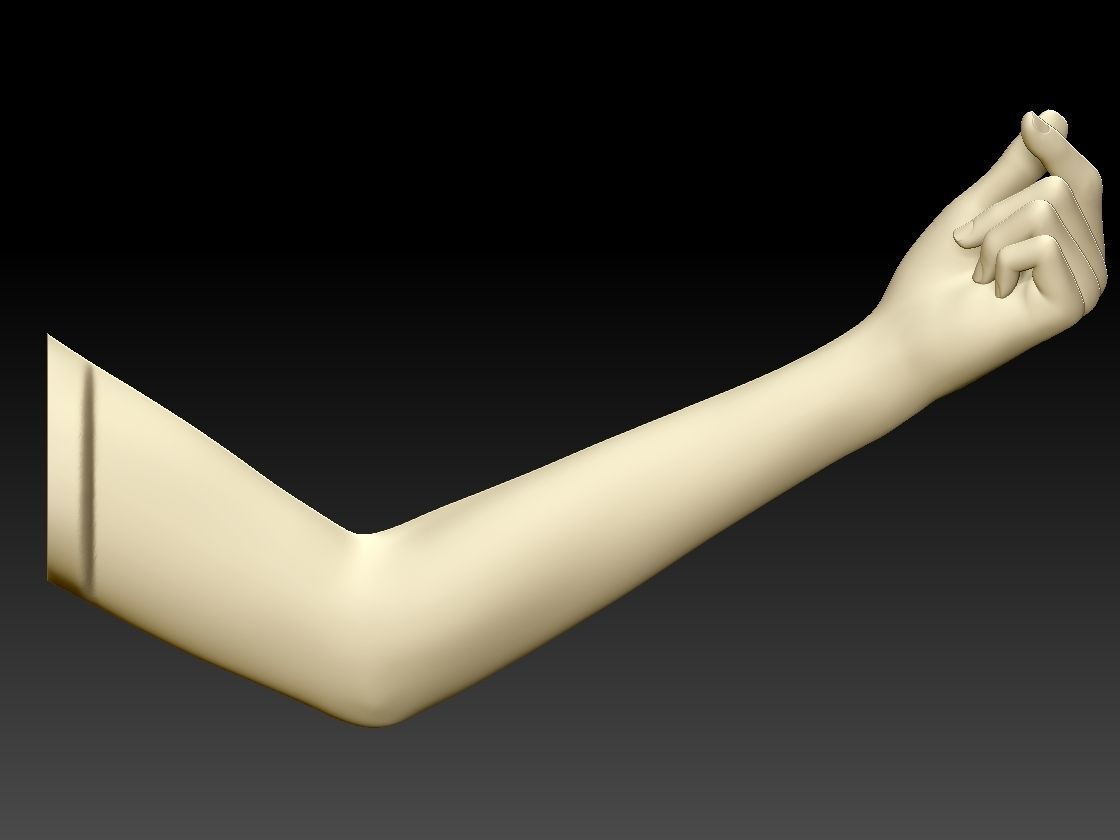 The finger heart gesture 3D print model_2