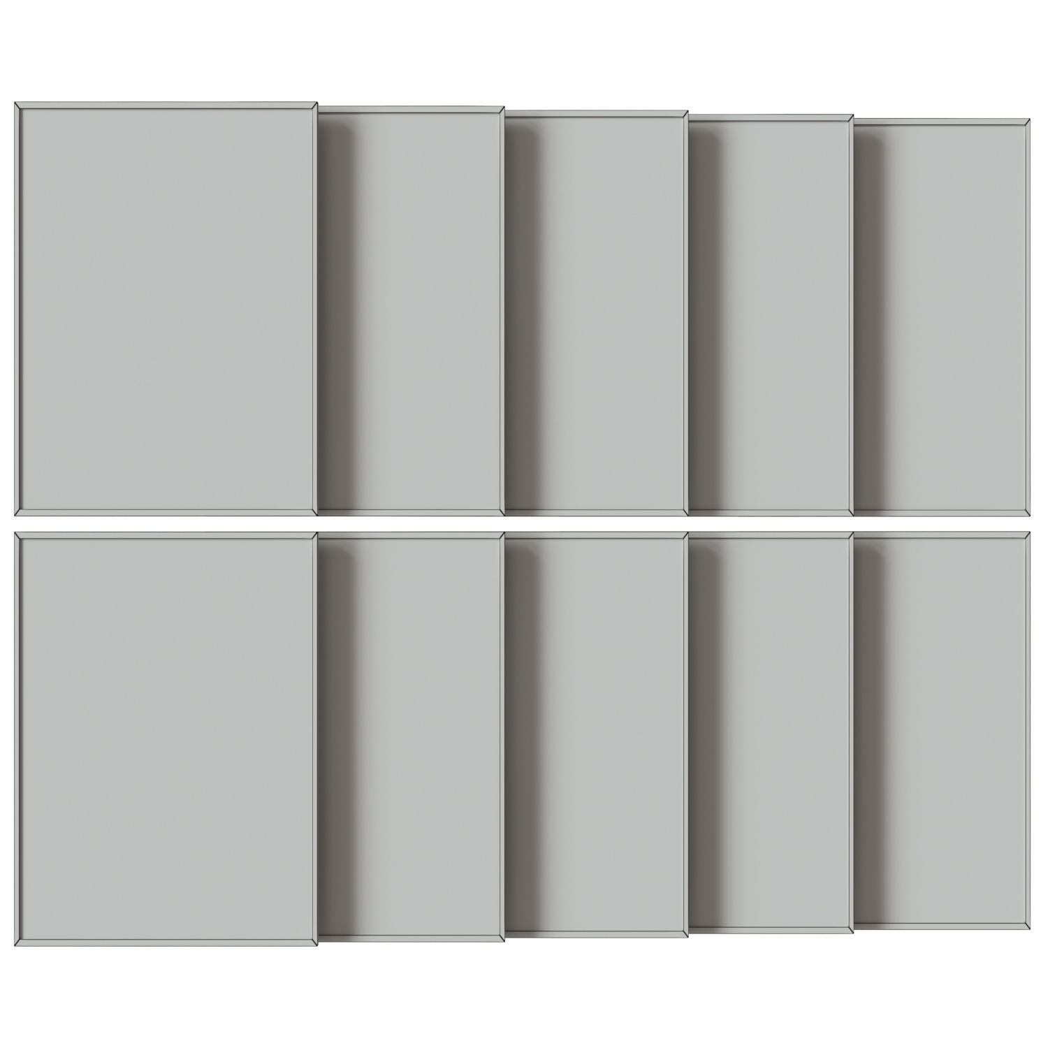 art work set 10 3D model_4