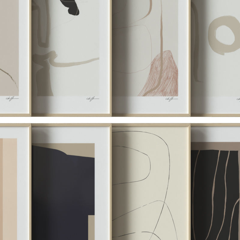 art work set 10 3D model_3