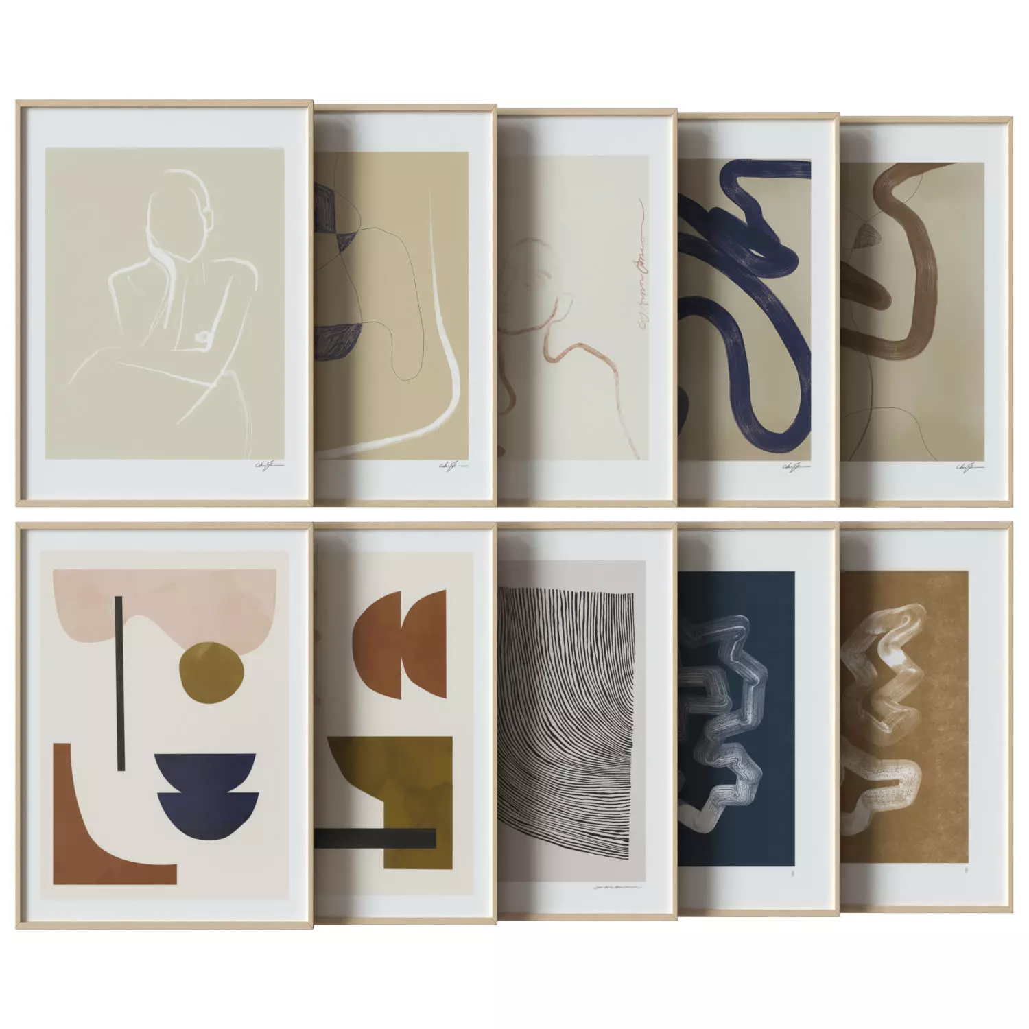 art work set 09 3D model_0