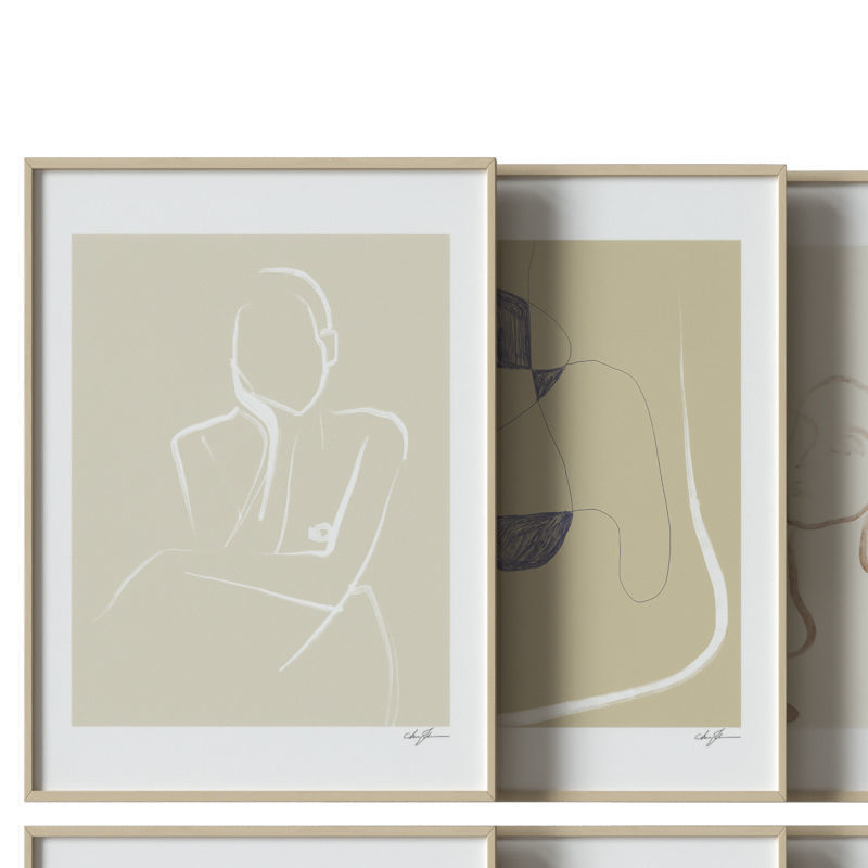 art work set 09 3D model_1