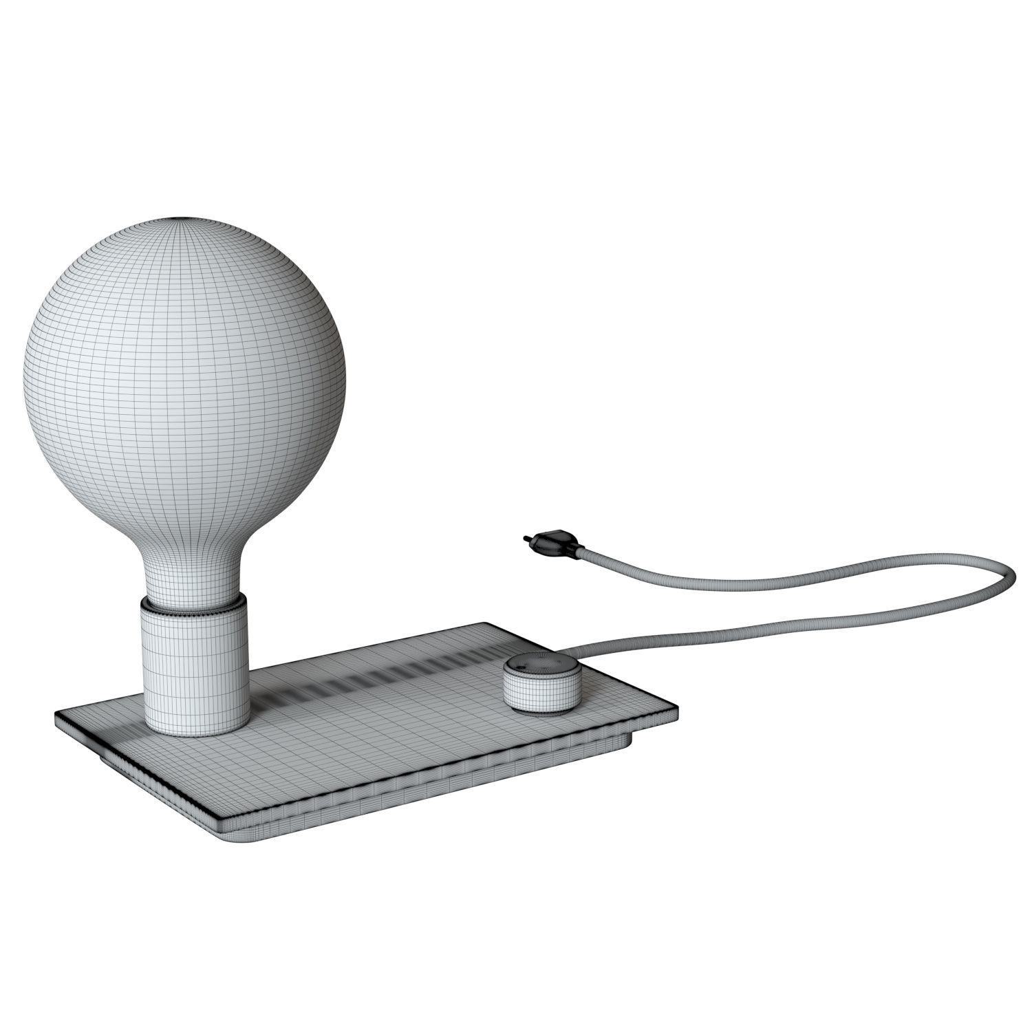 Control Table Lamp 3D model_4