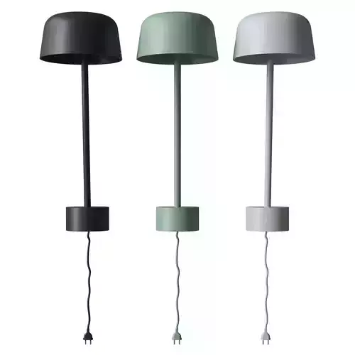 Lean Wall Lamp 3D model